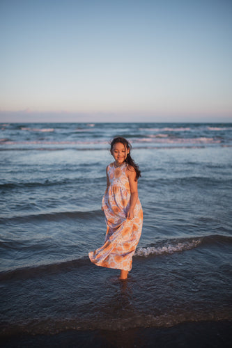 Fall Sunflower Maxi Dress