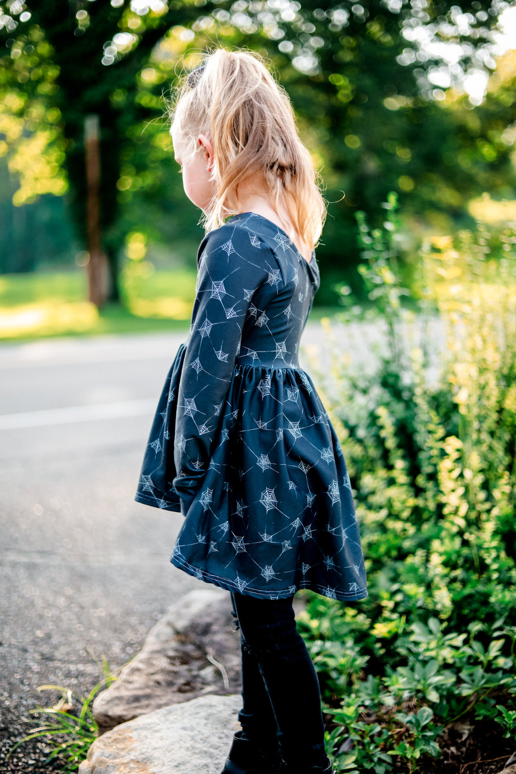 Fall Spider Webs Halloween High Low