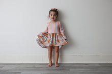 Load image into Gallery viewer, Fall Floral &amp; Stripe High Low