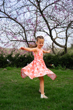 Load image into Gallery viewer, Spring Red and White Stars Twirl Dress