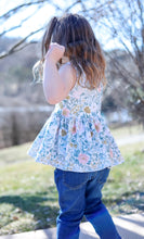 Load image into Gallery viewer, Spring Vintage Floral Peplum