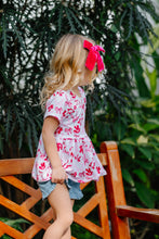 Load image into Gallery viewer, Spring Bow Peplum