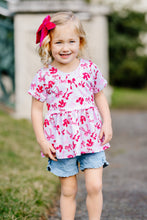 Load image into Gallery viewer, Spring Bow Peplum