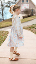 Load image into Gallery viewer, Spring Floral Puff Sleeve Dress