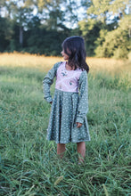 Load image into Gallery viewer, Fall Antique Floral Twirl Dress