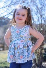 Load image into Gallery viewer, Spring Vintage Floral Peplum