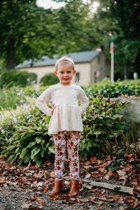 Stripe Fall Peplum