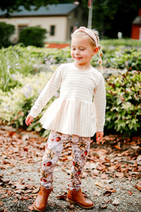 Stripe Fall Peplum