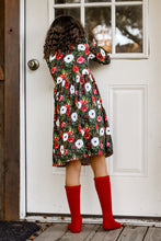 Load image into Gallery viewer, Black Floral Christmas