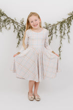 Load image into Gallery viewer, Plaid Twirl Spring Dress