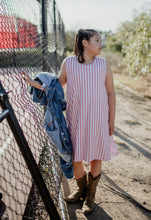 Load image into Gallery viewer, Spring Stripe Tunic Dress