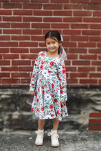 Load image into Gallery viewer, Christmas Stripe Twirl Dress