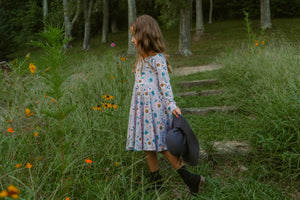 Fall Sunflower Twirl Dress