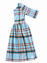 Load image into Gallery viewer, Fall Sage Plaid 3/4 Sleeve Dress