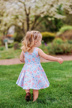 Load image into Gallery viewer, Spring American Flag Twirl Dress