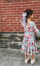 Load image into Gallery viewer, Christmas Stripe Twirl Dress