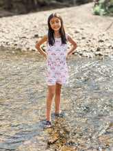 Load image into Gallery viewer, Spring USA Flags Shorts Romper