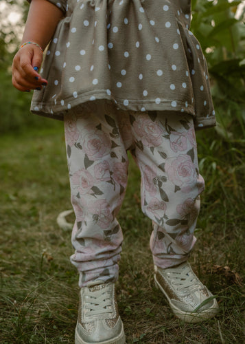 Fall Rose Garden Leggings or Bells