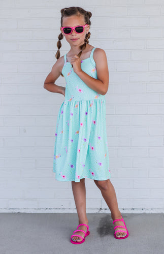 Summer Flamingo Cami Dress