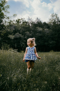 Spring Navy Floral