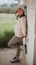 Load image into Gallery viewer, Fall Brown Ribbed Leggings